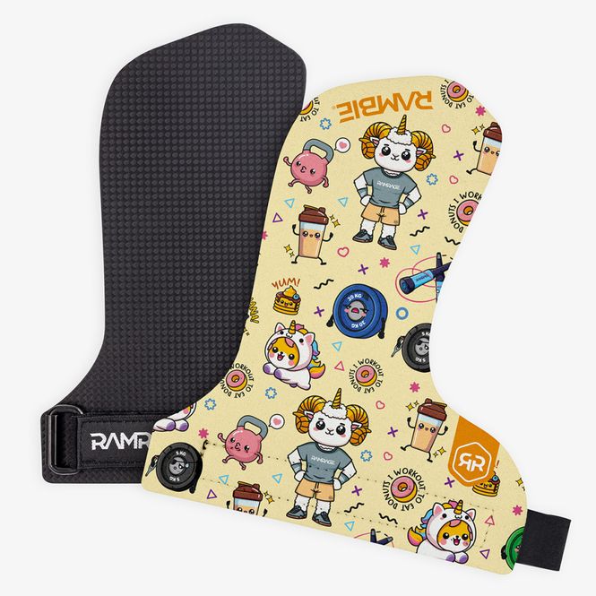 Hovedbilde Rambie yellow CrossFit grips