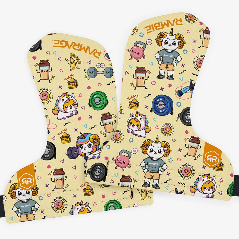 Rambie yellow CrossFit grips