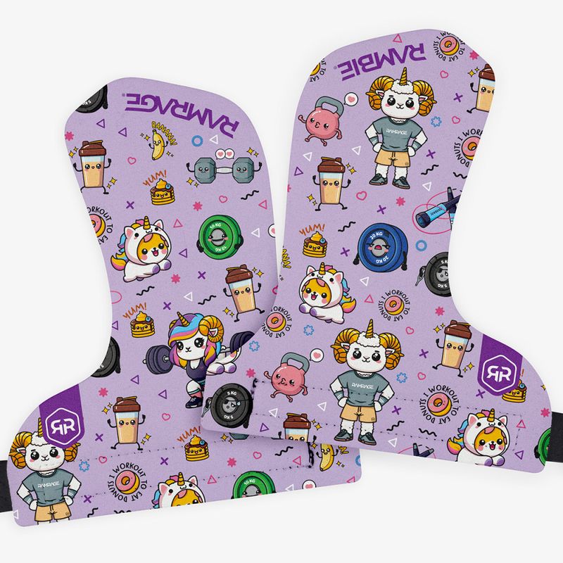 Rambie violet CrossFit grips